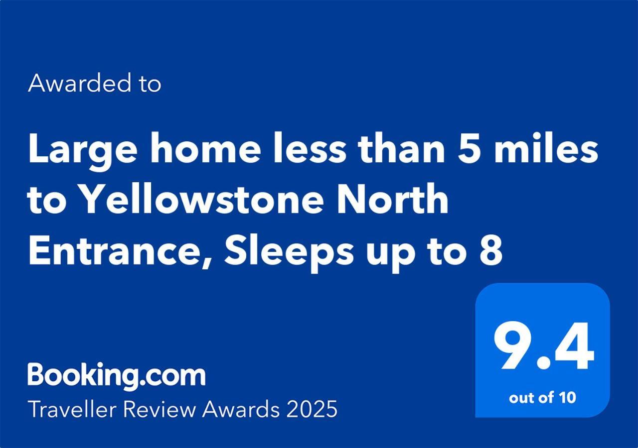 גרדינר Bison Lodge - Lg Home - 2 Bedrooms - Less Than 5 Miles To Yellowstone North Entrance, Sleeps Up To 8 מראה חיצוני תמונה